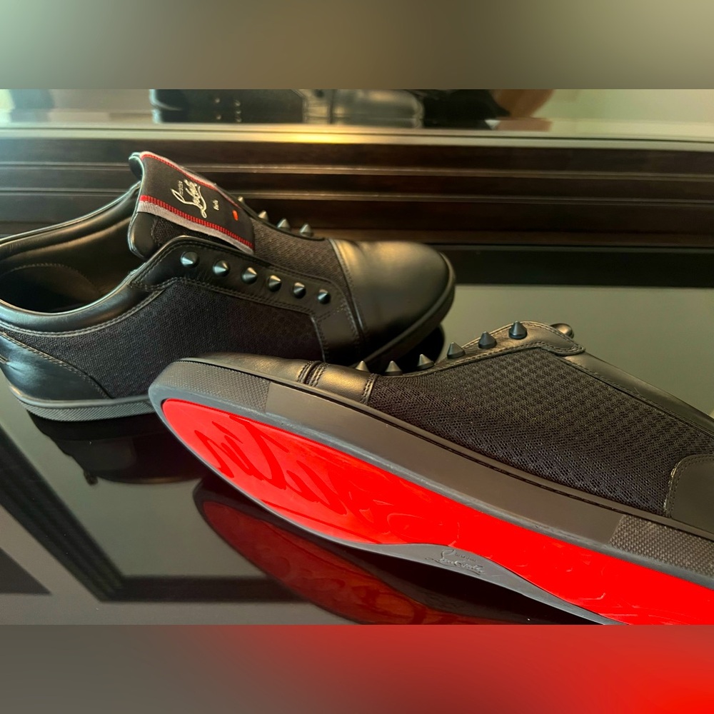 Christian Louboutin Red Bottoms Sneakers Slip-ons